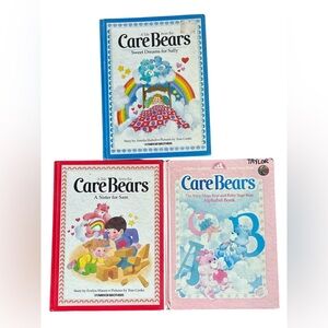 Vintage Care Bears Hardcover Books (3) Used